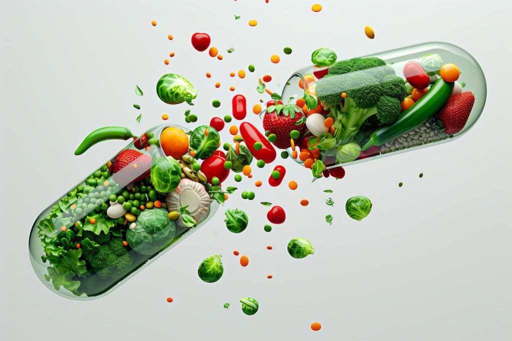 Concept ilustrativ despre nutriția oncologică și echilibrul alimentar bazat pe dovezi