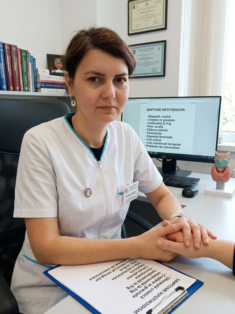 Dr. Călinescu Nicoleta Daniela, medic specialist endocrinolog, specialist în afecțiuni tiroidiene