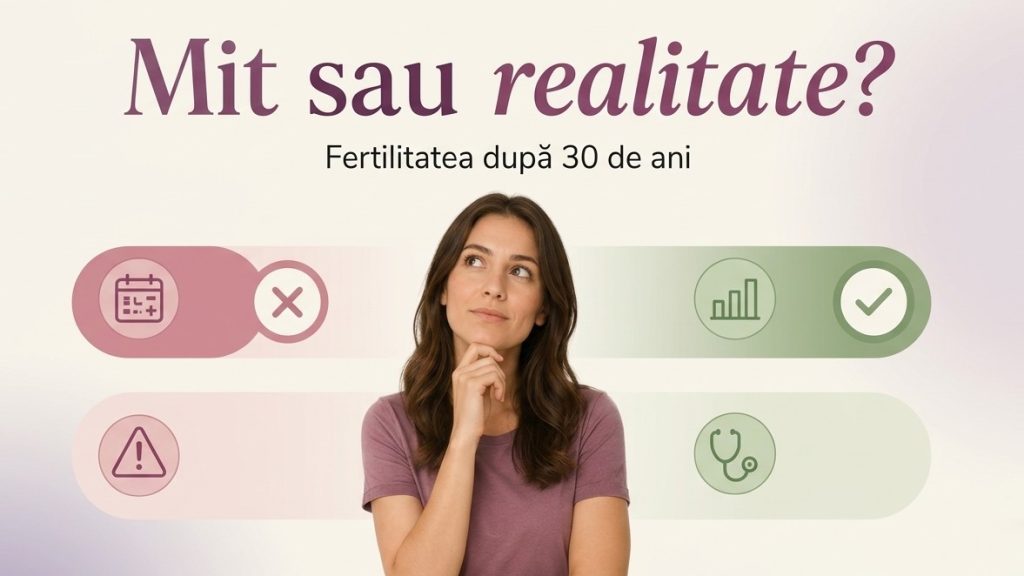 Imagine ilustrativă despre fertilitatea după 30 de ani și principalele mituri privind obținerea unei sarcini.