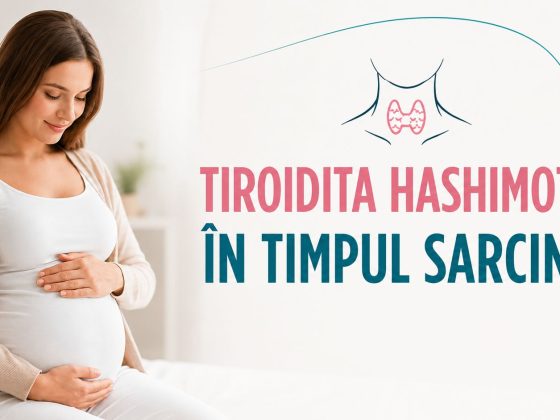 Femeie însărcinată care își monitorizează sarcina în contextul tiroiditei Hashimoto